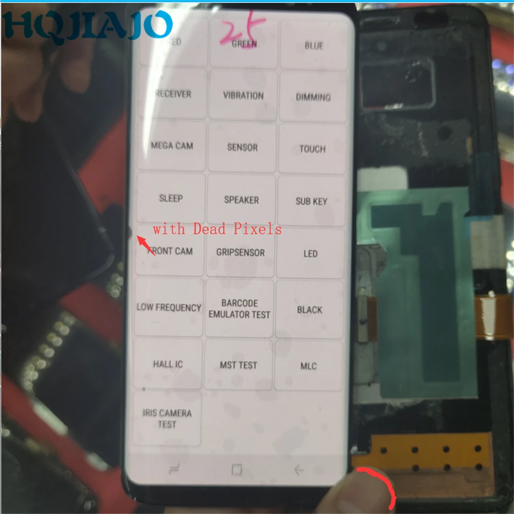 ЖК дисплей Super AMOLED для Samsung Galaxy S8 G950 G950F с сенсорным экраном и дигитайзером битые