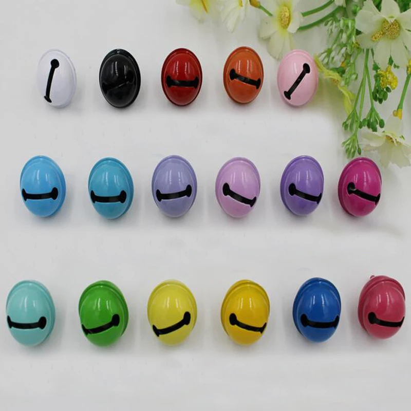 10pcs Anti stress Colorful Jingle Bell Iron Metal Baby Rattles Hand Pet Pendants Key Chain Decoration DIY Novelty Gag Toys|gift gifts|gift diygift