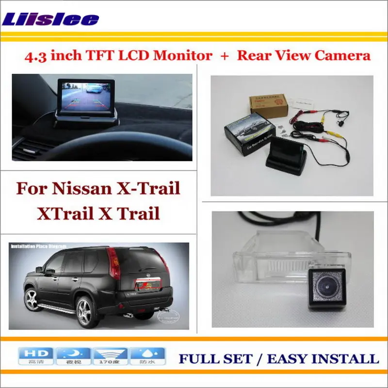 Камера заднего вида для Nissan X-Trail 2007-2012 4 3 дюйма ЖК-монитор | Автомобили и мотоциклы