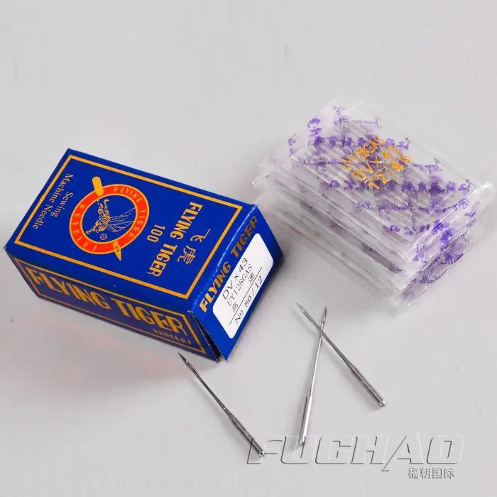 Игла для швейной машины DVX43 UY128GAS * 1 80/12 игла 12 # Сделано в Китае|sewing machine double needle|needle