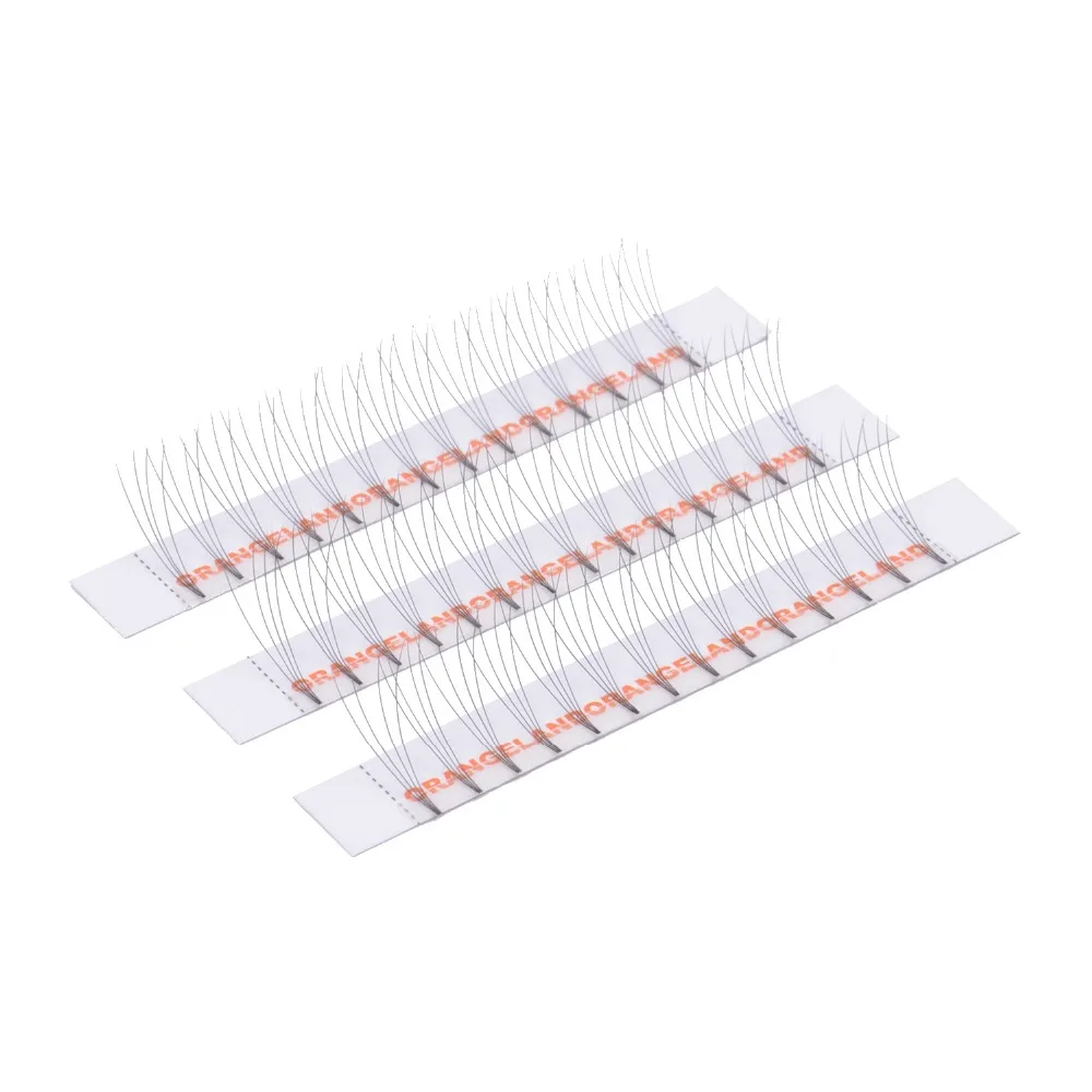 ORANGELAND nature lashes Premade объемные веера idividual наращивание ресниц 0 07/0 10 C/D 8-15 мм короткий