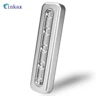 Ночной светильник с 5 светодисветодиодный для шкафа, гардероба, чулана, кухни, кнопочный сенсорный ночник, лампа на батарейках