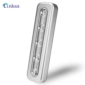 Ночной светильник с 5 светодисветодиодный для шкафа, гардероба, чулана, кухни, кнопочный сенсорный ночник, лампа на батарейках