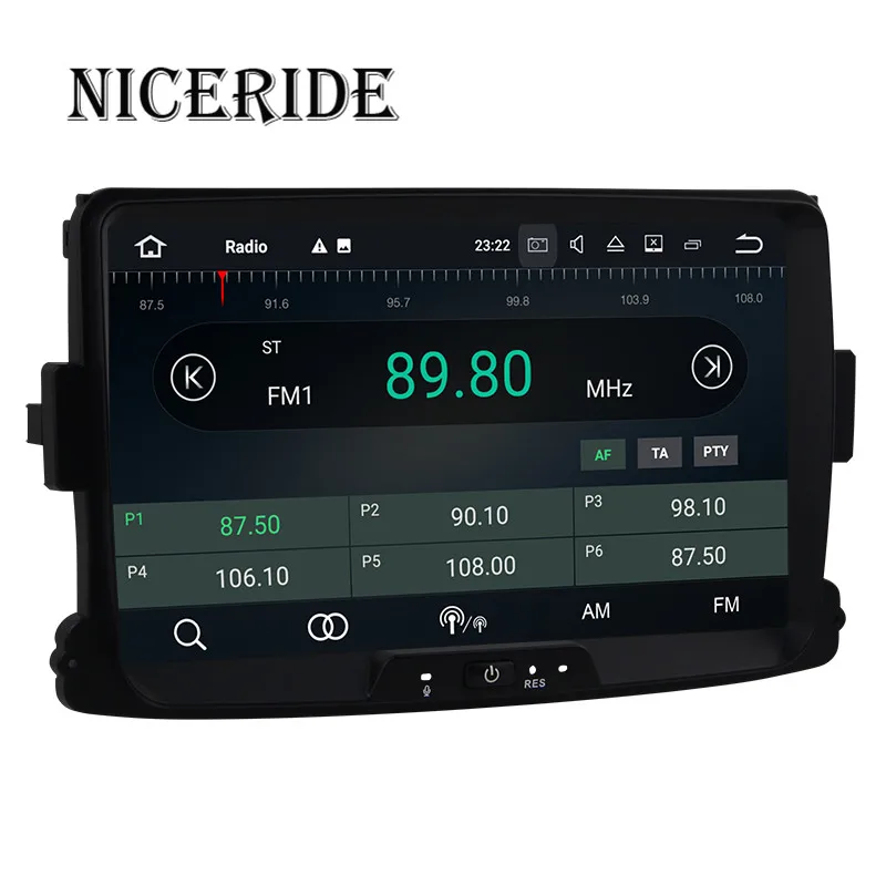 8 "2 DIN 2 Din Авто Радио Android 0 9 для Dacia Sandero Duster Renault Captur Lada Xray Logan2 Автомобильный