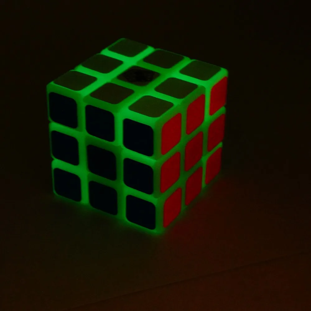 MAGICYOYO зеленый свет светящийся прозрачный 3x3x3 волшебный скоростной Куб ВОЛШЕБНЫЙ соревнование дьявол Твист Головоломка кубики для детей игрушки подарок