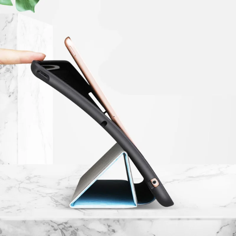 Чехол для планшета iPad 9 7 2018 чехол 5 го 6 поколения умный режим сна с держателем