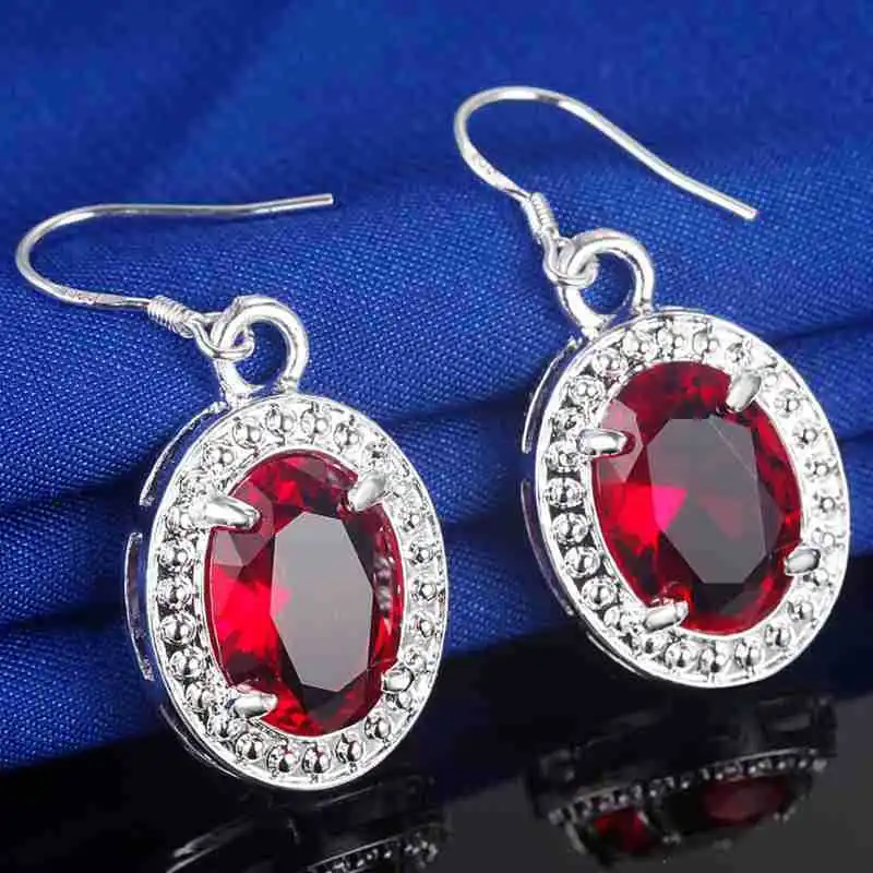 Комплект из колье и серёг с подвеской кольцом|silver jewelry set|fashion setjewelry sets |