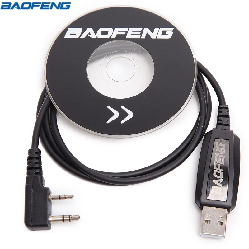 

Оригинальный USB Кабель для программирования Baofeng CD для Baofeng UV-5R UV-82 BF-888S рация CB двухстороннее радио UV5R