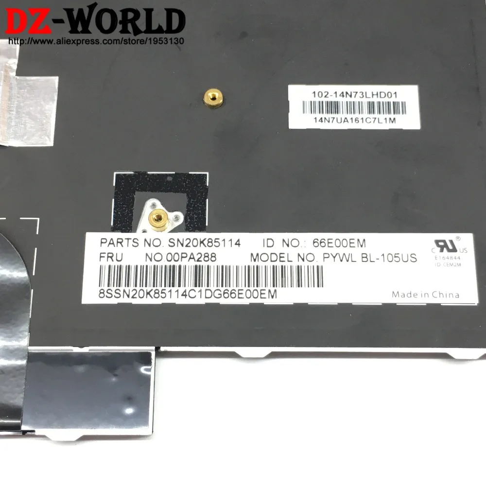 Новая Оригинальная английская клавиатура с подсветкой для Lenovo Thinkpad P70 P50
