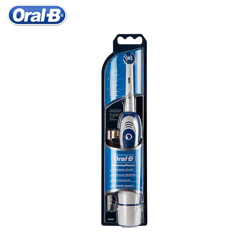 Настоящая электрическая зубная щетка Oral B DB4010 с питанием от батарейки AA для