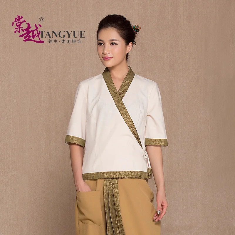 Спецодежда одежда для ухода за ногами банные костюмы Униформа спа-техника