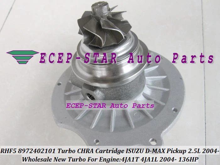 Турбокомпрессор RHF5 8972402101 8973295881 8971856452 Turbo CHRA для ISUZU D-MAX Pickup 2004- 4JA1 2.5L 4JA1T 4JA1L 136HP |