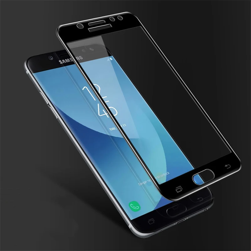 3D Screen Protector For Samsung J5 2016 Glass Galaxy J3 J7 pro Protective Flim J2 Prime Pro 2018 Cover | Мобильные телефоны и