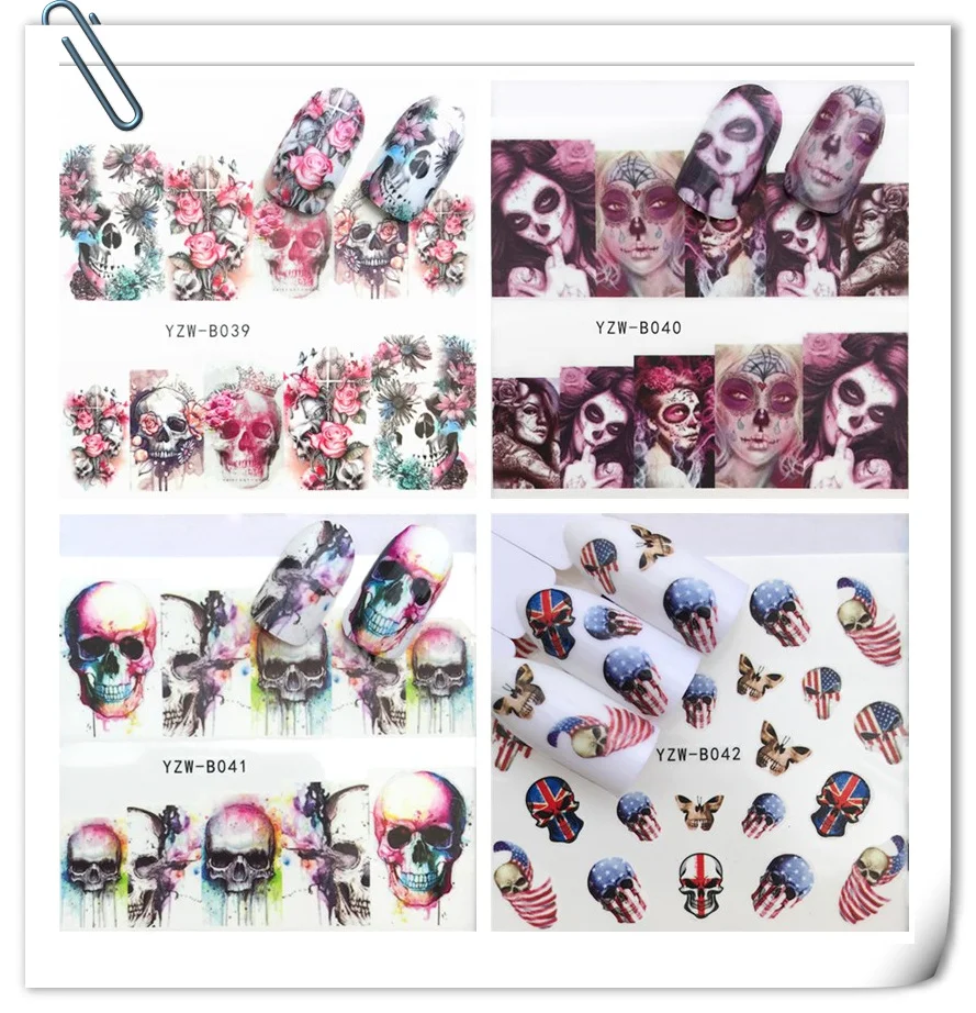 2 листа Созвездие наклейки для ногтей s Kawaii Акварельная звезда Nailart звездное небо Водные Наклейки Leo Capricornus дизайн 3d DIY стикер