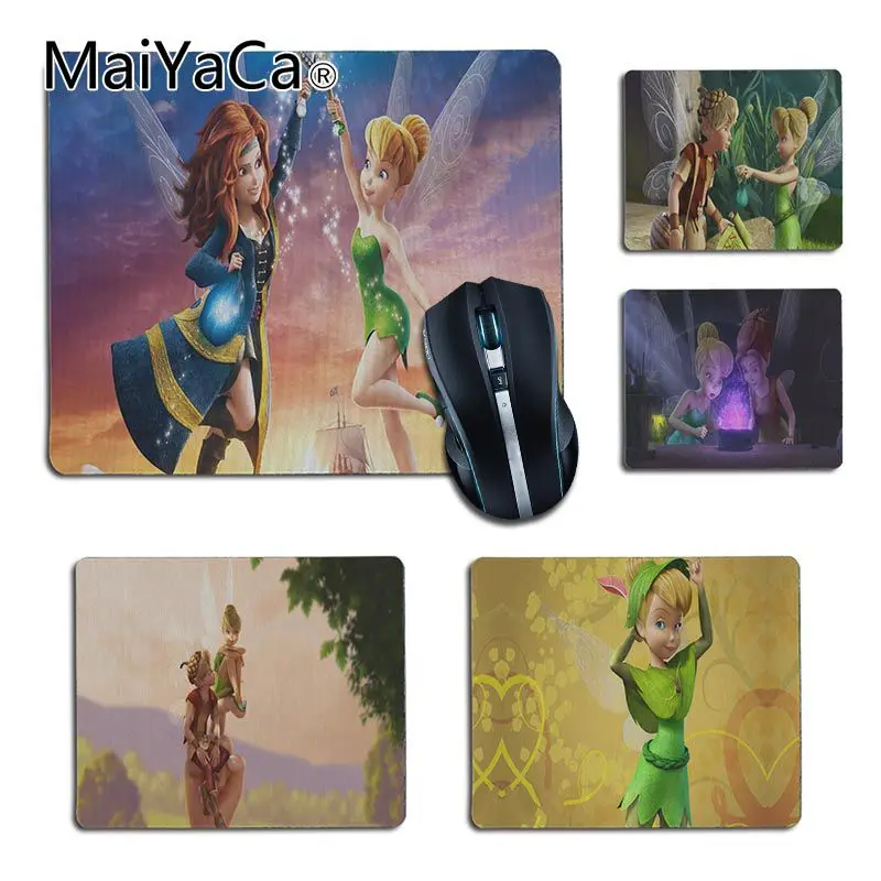 Коврик для мыши MaiYaCa Tinker Bell Elsa Peter Pan удобный маленький коврик игровой размером