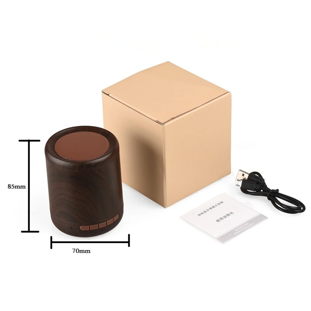 Dbigness деревянный Bluetooth динамик мини беспроводной стерео поддержка TF AUX в громкой