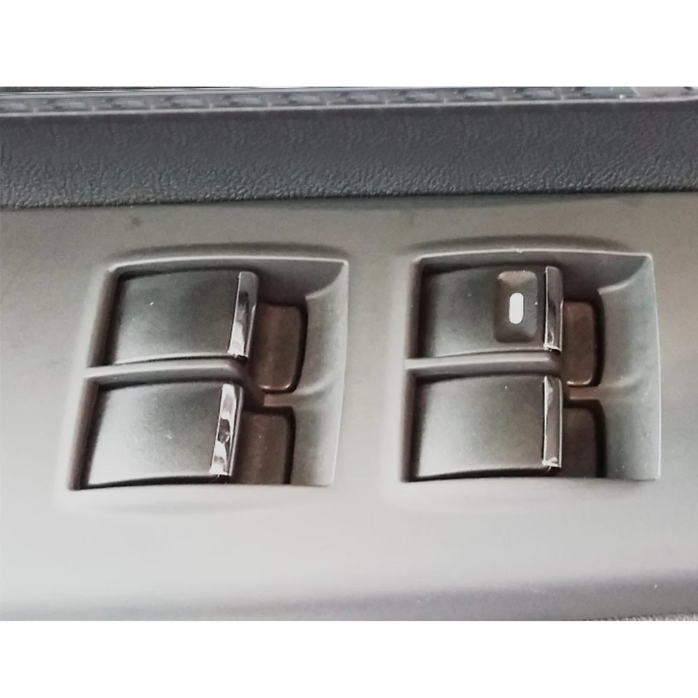 Для Mitsubishi Outlander 2007 до 2012 Pajero Sport ASX 2013 шт. 7 шт. комплект нержавеющая сталь подъемник кнопка окна отделкой блёстки