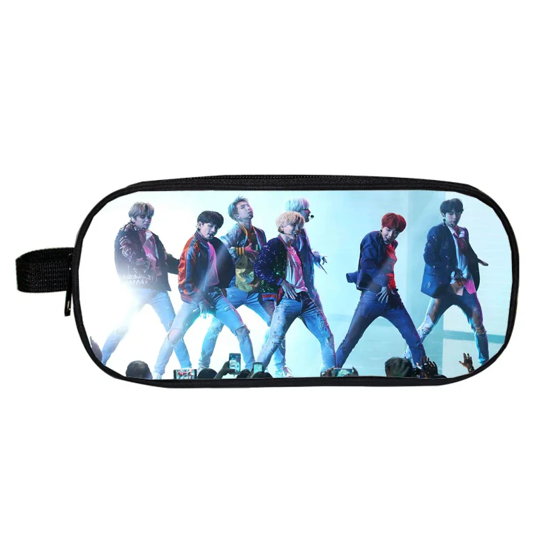 BTS Bangtang мальчик Пенал школьный пенал для девочек каваи косметички симпатичный