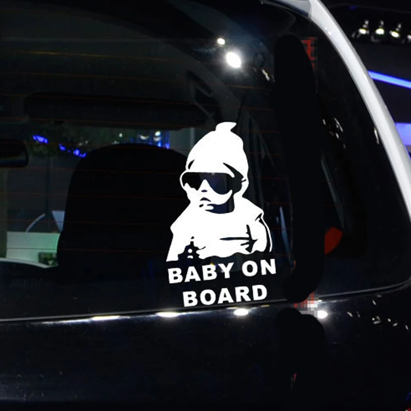 Автомобильная наклейка BABY ON BOARD 14 Х9 см предупреждающая для Buick Regal Lacrosse Excelle