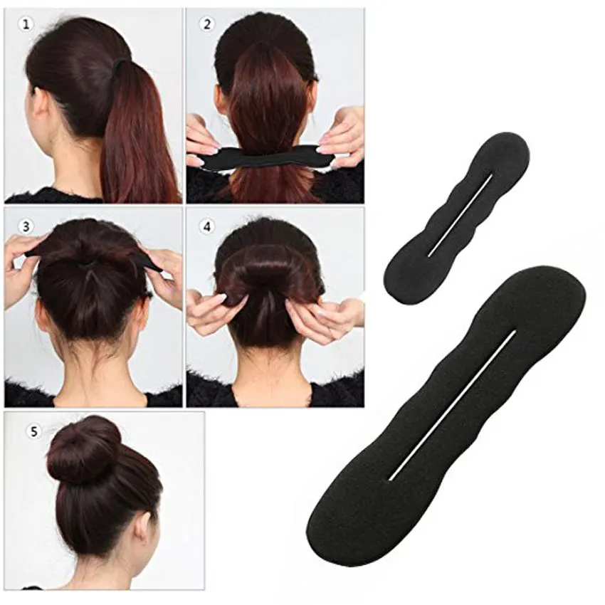 2 шт. волос Braider Магия французский губка легко DIY Hari Инструменты для укладки