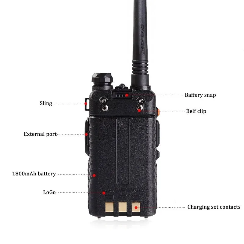 UV-5r, высокомощная версия, настоящая, 8 Вт, 3800 мА/ч, CB радио, 10 км, рация, ham, радиодвухсторонняя, радио, коммуникатор для Baofeng, UV-5R, рация
