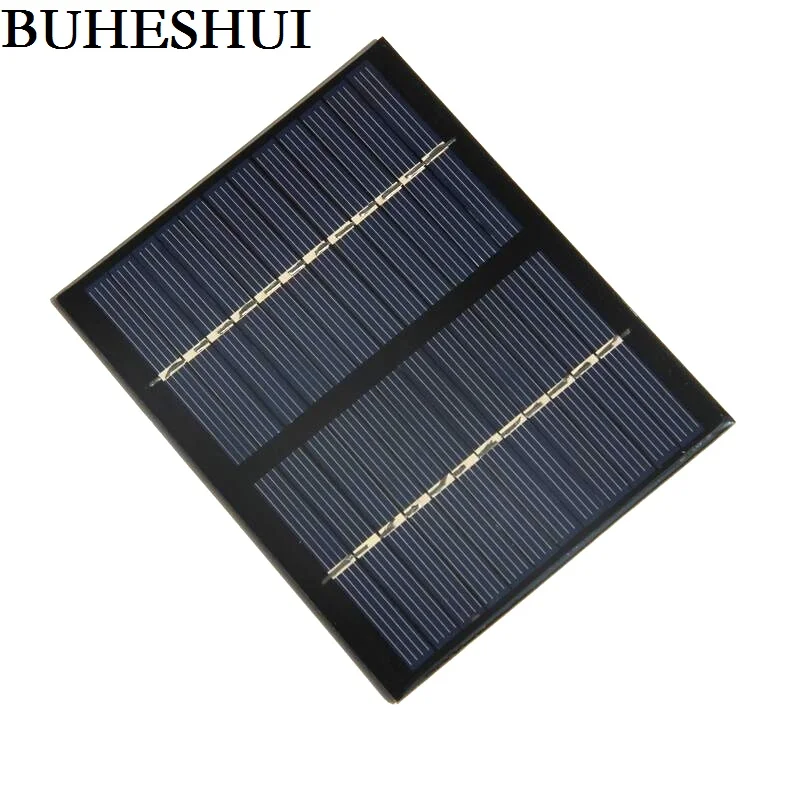 Поликристаллическая солнечная панель BUHESHUI 1 5 Вт 12 В игрушечная сделай сам