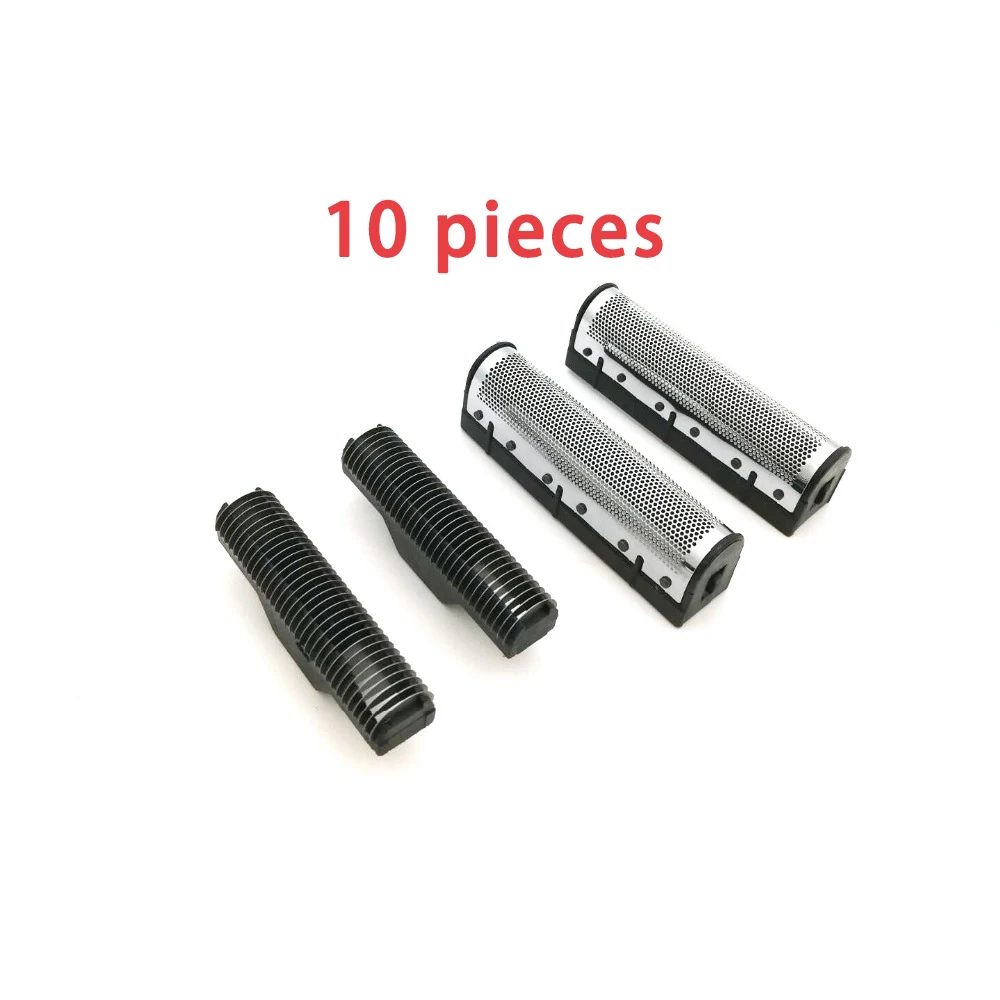 10 pieces Kemei бритвенное лезвия бритва головка для мужской электробритва KM-1102 бритва сетка лезвие чистая оригинальная борода бритвенные части - Цвет: 10 pieces