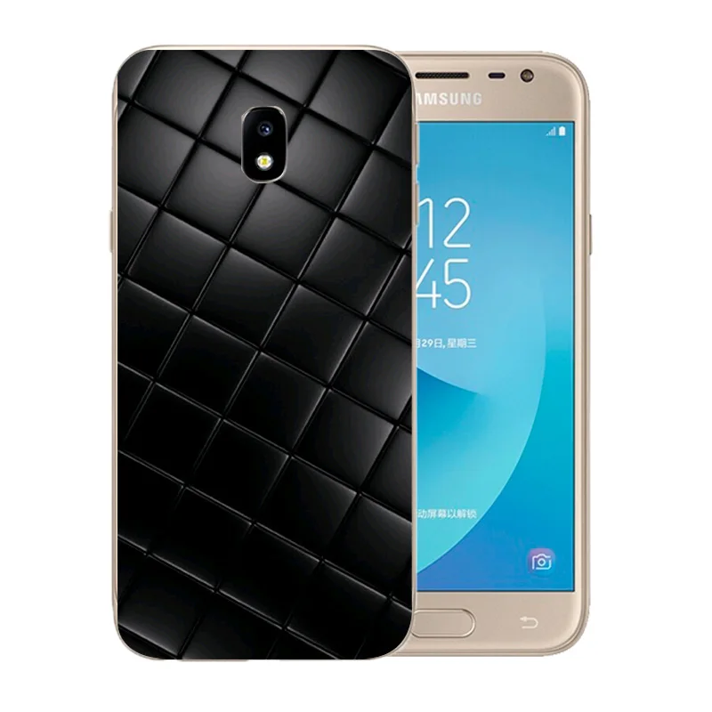 Luxury Flexible For Coque Samsung J3 2017 Phone Cases Silicone J330F Soft Printed 3D Colorful Pattern Europe Version Back Cover |