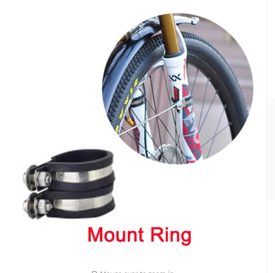 mount ring 20 дюймов MTB велосипедный брызговик, велосипедное крыло, дорожный велосипед, все включено, передние и задние брызговики, крылья, Аксессуары для велосипеда, запчасти для велосипеда - Цвет: mount ring