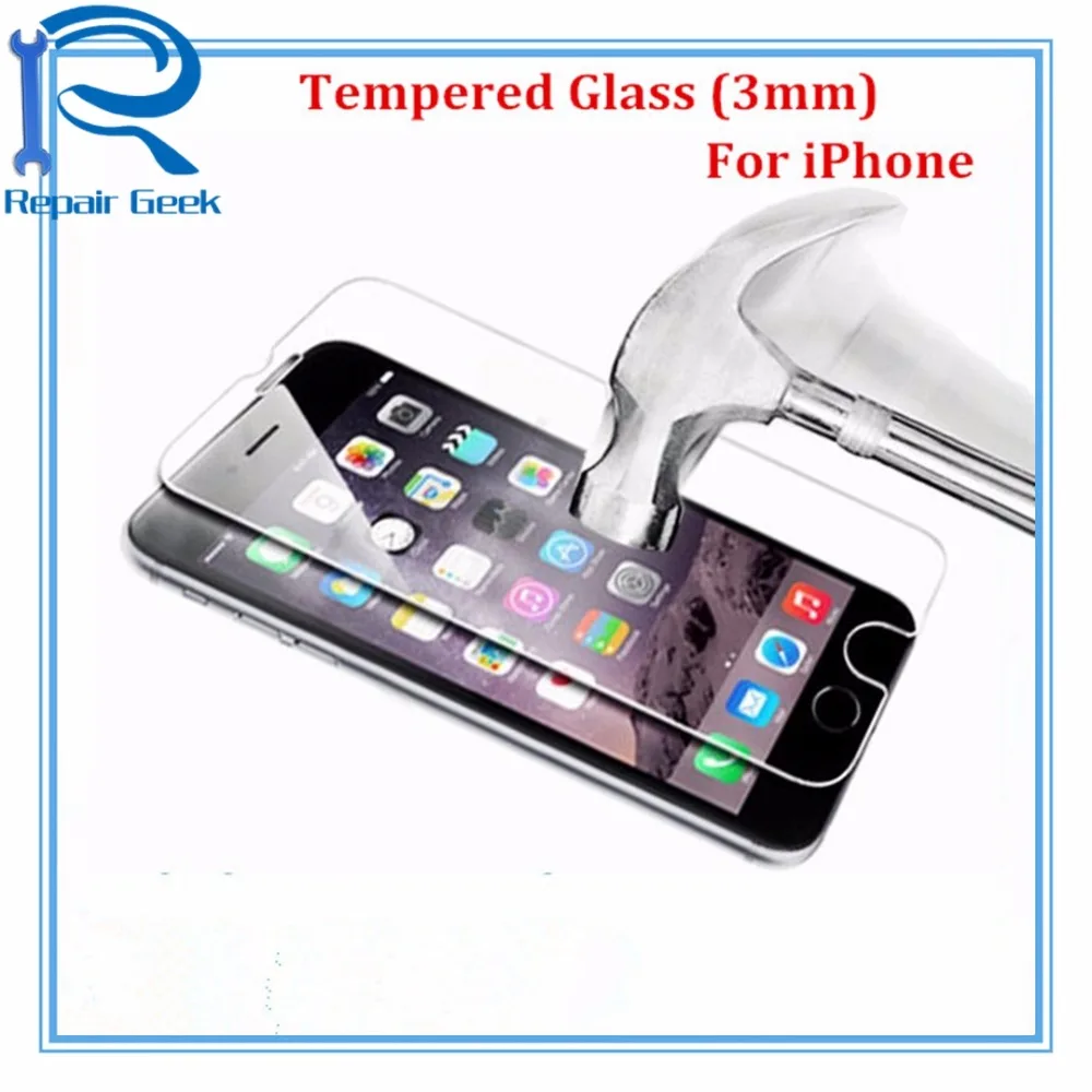 

10 шт./лот Новинка 0,3 мм закаленное стекло для экрана iPhone 6 Plus/6S Plus Защитная пленка для экрана 9H взрывозащищенные запасные части