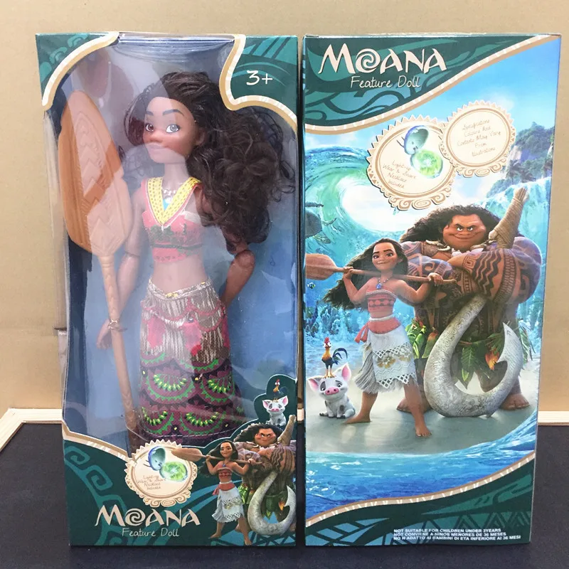Фильм Vaiana Моана принцесса Мауи вождь туи Тала Heihei Pua фигурка украшения игрушки для детей подарок на день рождения