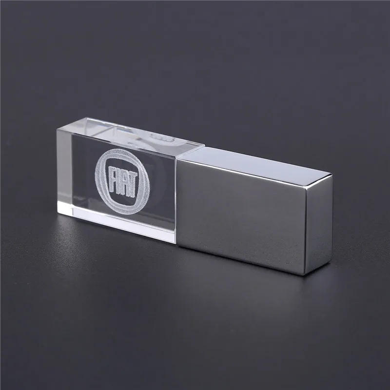 JASTER fiat crystal+ металлический USB флеш-накопитель 4 ГБ 8 ГБ 16 ГБ 32 ГБ 64 Гб Внешняя карта памяти u диск USB 2,0
