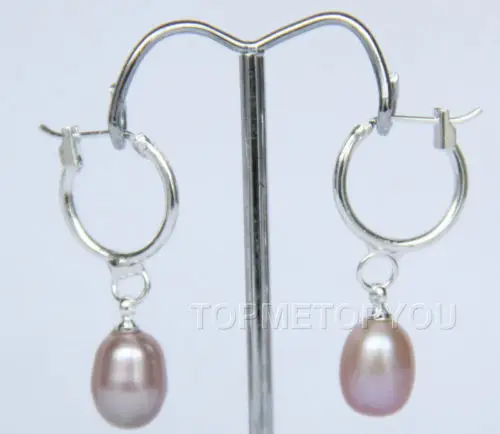 Серьги с жемчугом 8 х10 мм 3 цвета | Украшения и аксессуары