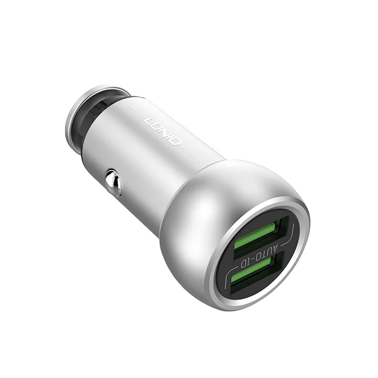 LDNIO C401 5V 3.6A зарядное устройство для мобильного телефона+ кабель для iPhone samsung Xiaomi OPPO USB Автомобильное зарядное устройство универсальное