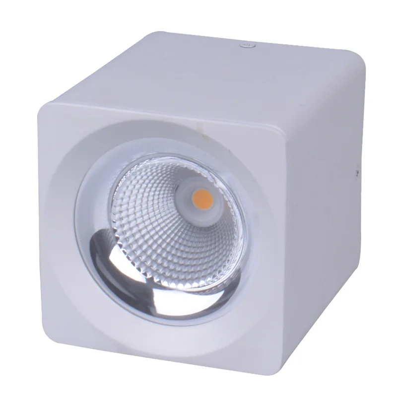 1 шт Dimmable квадратная COB-матрица потолочный светодиодный светильник 7 W 10W15W 20W110/220 V теплый белый/холодный белый поверхностного монтажа Освещение в помещении