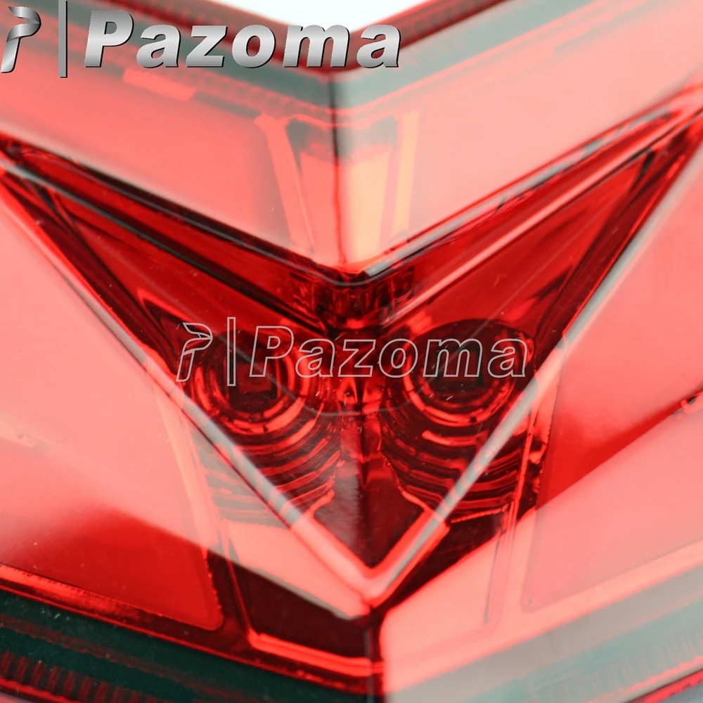 Мотоциклетная лампа красная желтая со светодиодным фонариком стоп-сигналом