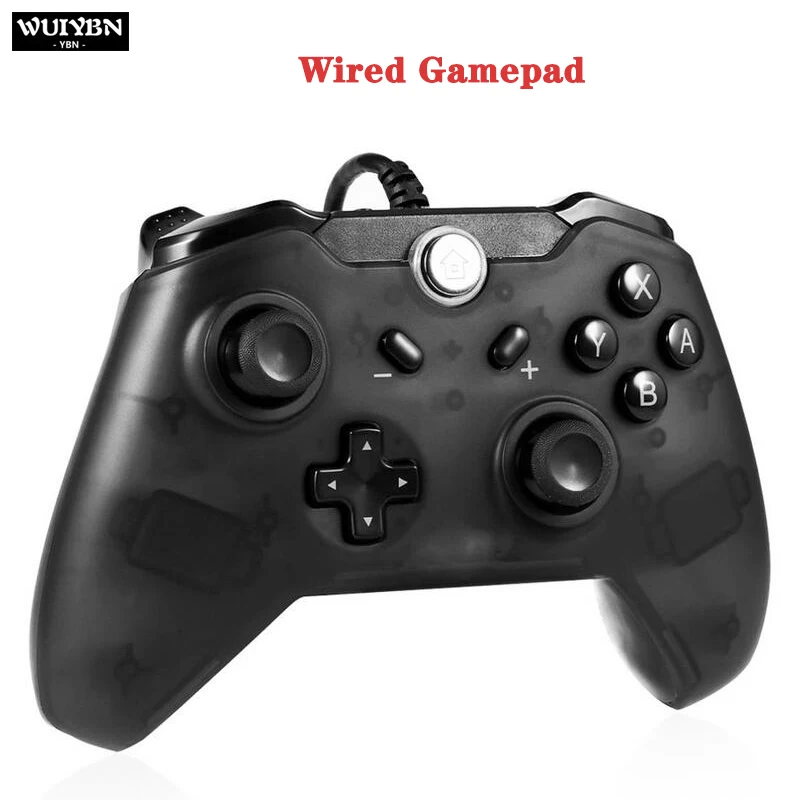 Wired Gamepad WUIYBN беспроводной геймпад джойстик с захватом экрана, вибрацией, шестиосевой датчик движения для контроллера nintendo Switch Pro - Цвет: Wired Gamepad