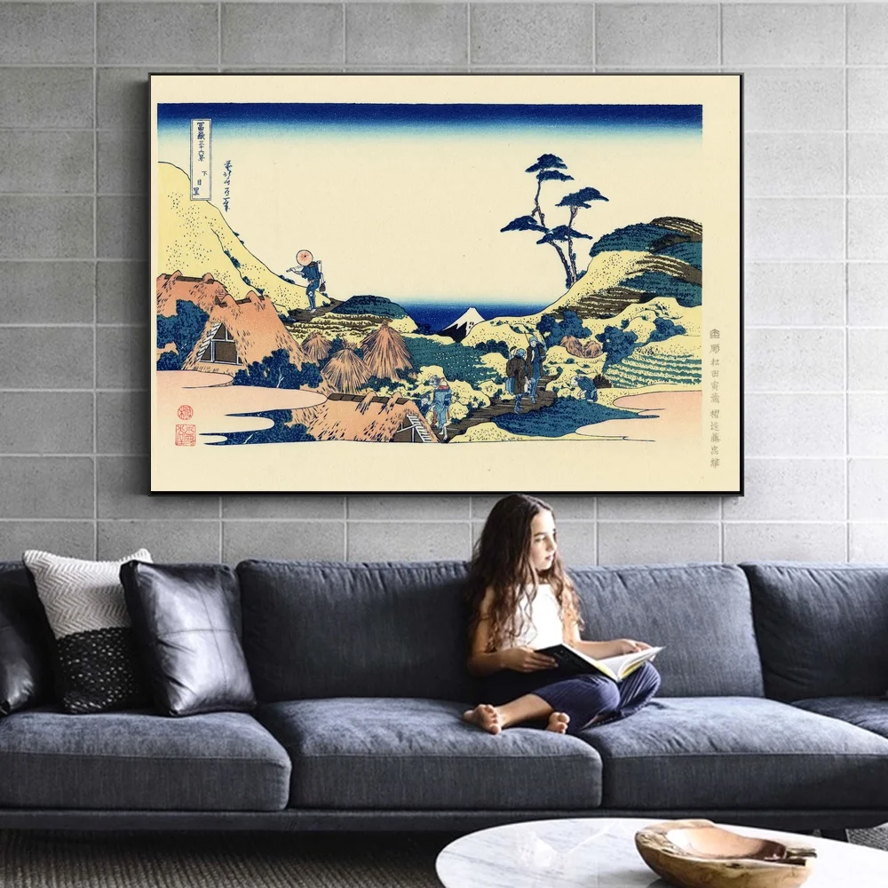 Знаменитые классические японские постеры Ukiyoe женская сексуальная девушка