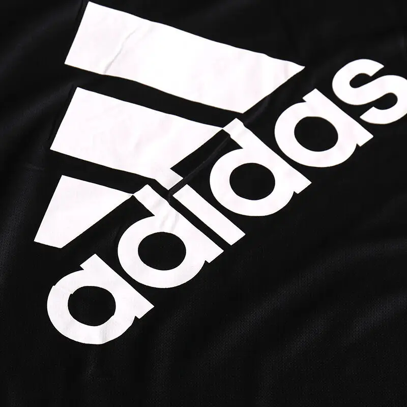 Новое поступление оригинальных мужских футболок с логотипом Adidas D2M спортивная