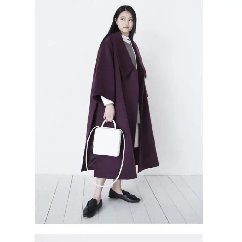 Европейский станция 2017 зима модные женские туфли новое пальто 7 минут с длинным