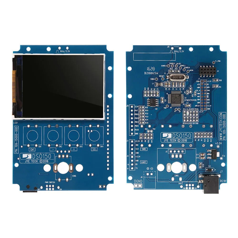 2 4 &quotTFT карманный цифровой осциллограф DIY Kit запчасти с корпусом SMD паяный