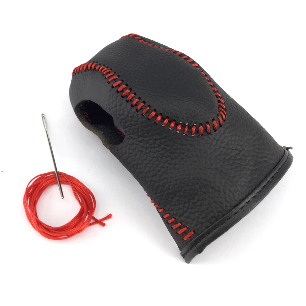 Бесплатная доставка кожаный чехол для рычага переключения передач редуктора