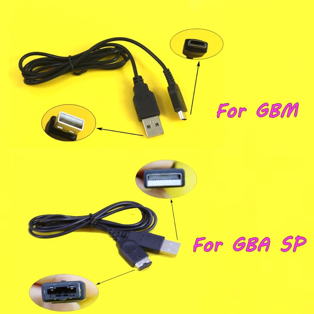 JCD для GBA SP USB источник питания зарядный кабель консоли Nintendo Game Boy Micro GBM |