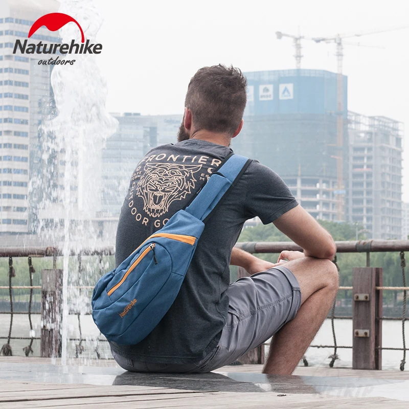 Naturehike 6 цветов наружная сумка для мужчин и женщин Велоспорт Кемпинг Туризм Спорт водонепроницаемый нейлон Через Плечо Рюкзак
