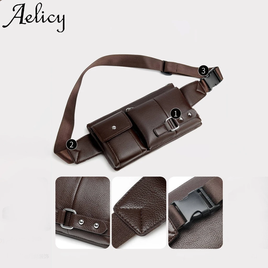 Aelicy мужские ретро многофункциональные карманы походные, спортивные, для отдыха сумка почтальона сумка высокого качества Твердая Сумка Простой карман для телефона