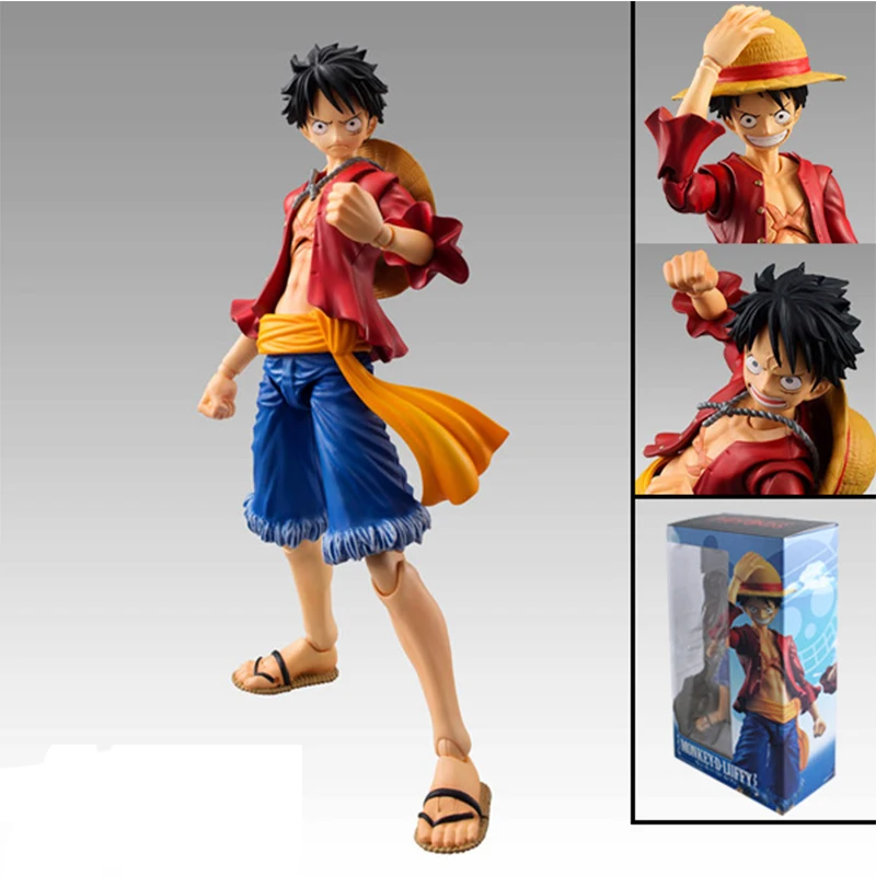17 см одна штука Луффи Аниме Фигурка ПВХ Новая коллекция Фигурки игрушки для