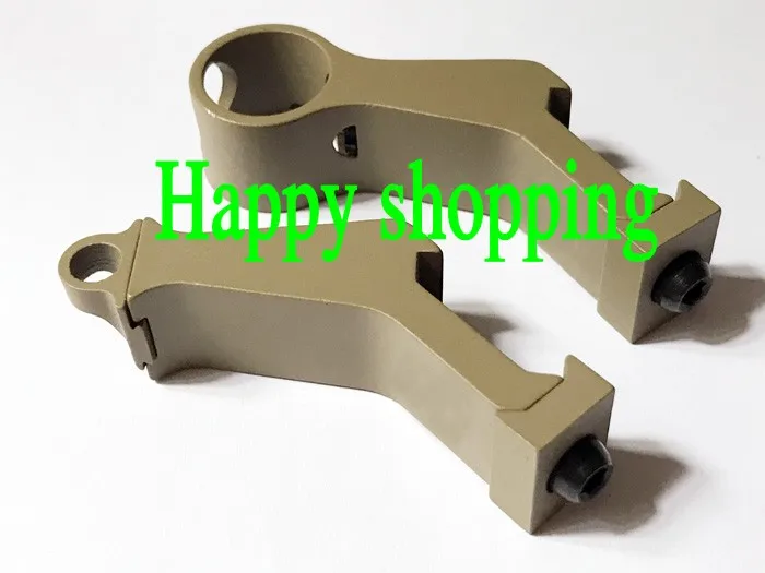 Tactical airsoft Front and Rear Sight 45 Degree Iron for hunting Dark Earth | Спорт и развлечения