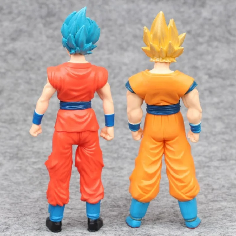 2 шт./компл. Жемчуг дракона Супер Saiyan Сон Гоку Diy ПВХ дисплей Игрушка Аниме Z модель