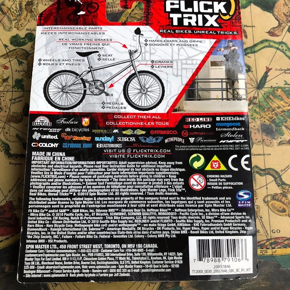 Finger BMX велосипед с гаджетом литье под давлением никель сплав стенты новинка мини