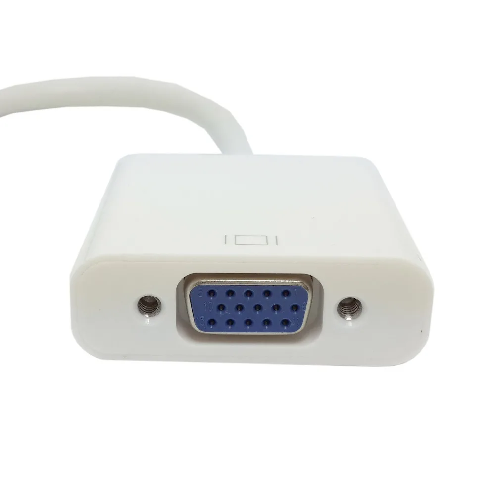 CY 90 градусов прямоугольный Мини DP DisplayPort папа к VGA RGB монитор адаптер для проектора